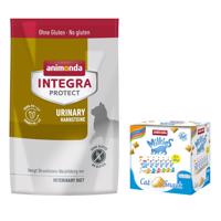 1,2kg animonda Integra Protect Adult Urinary száraz macskatáp+6x30g Milkies snack ingyen