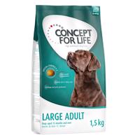 1,5kg Concept for Life Large Adult száraz kutyatáp 15% árengedménnyel