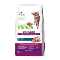 1,5kg Natural Trainer Cat Sterilised mit Forelle Katzenfutter trocken