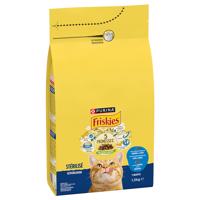 1,5kg PURINA Friskies Sterilized Cat lazac, tonhal & zöldség száraz macskatáp