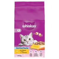 1,75kg Whiskas 1+ Sterile csirke száraz macskatáp 15% kedvezménnyel