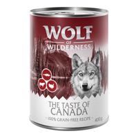 10 + 2 ingyen!  12 x 400 g Wolf of Wilderness - Canada