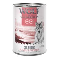 10 + 2 ingyen!  12 x 400 g Wolf of Wilderness - Scarlet Sunrise