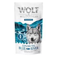 100g Wolf of Wilderness Training snack rendkívüli kedvezménnyel! kuytasnack - Adult “Explore the Blue River" csirke & lazac