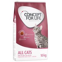 10kg Concept for Life All Cats száraz macskatáp-javított receptúra