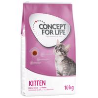 10kg Concept for Life Kitten száraz macskatáp 20% kedvezménnyel