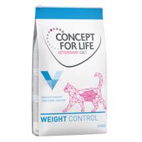 10kg Concept for Life Veterinary Diet Weight Control száraz macskatáp akciósan