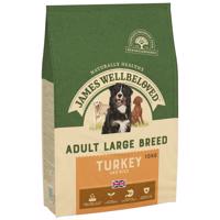 10kg James Wellbeloved Adult Large Breed pulyka & rizs száraz kutyatáp