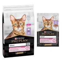 10kg PURINA PRO PLAN Adult pulyka száraz macskatáp+6x85g nedvestáp ingyen