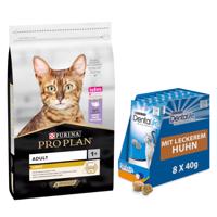 10kg PURINA PRO PLAN Adult pulyka száraz macskatáp+8x40g Dentalife snack ingyen