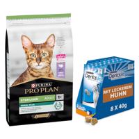 10kg PURINA PRO PLAN Adult Renal Plus pulyka száraz macskatáp+8x40g Dentalife snack ingyen