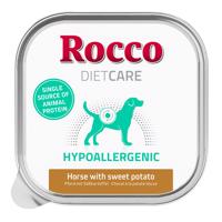 10x150g Rocco Diet Care hipoallergén ló tálcás nedves kutyatáp