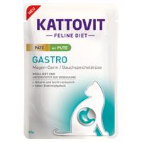 10x85g Kattovit Gastro Paté pulyka nedves macskaeledel