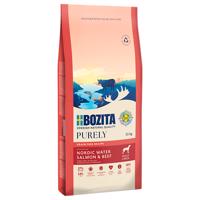 11kg Bozita Dog Purely Adult Large Grain Free lazac & marha száraz kutyatáp