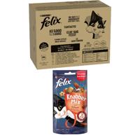 120x85g Felix Fantastic 2. halválogatás nedves macskatáp+60g Grill Fun macskasnack ingyen