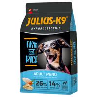 12kg Adult Hypoallergenic, JULIUS-K9, fish & rice, száraz kutyatáp