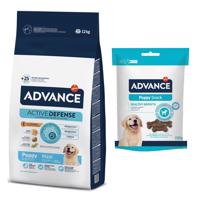 12kg Advance Maxi Puppy Protect száraz kutyatáp+150g Puppy Snack ingyen