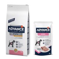 12kg Advance Veterinary Diets Atopic száraz kutyatáp+8x150g nedvestáp ingyen