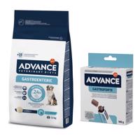 12kg Advance Veterinary Diets Gastroenteric száraz kutyatáp+100g étrend-kiegészítő ingyen