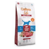 12kg Calibra Life Adult Medium Breed marha száraz kutyatáp