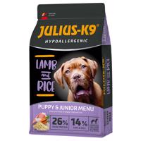 12kg Puppy & Junior Hypoallergenic JULIUS-K9, lamb & rice