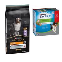 12kg PURINA PRO PLAN  OptiDigest Medium & Large Adult száraz kutyatáp+kutyasnack ingyen