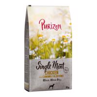 12kg Purizon Single Meat Adult csirke & tök  - gabonamentes száraz kutyatáp