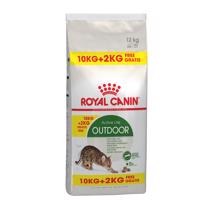 12kg Royal Canin Feline Outdoor 30 száraz macskatáp 10+2kg ingyen