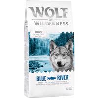 12kg Wolf of Wilderness Adult ''Blue River'' lazac - gabonamentes száraz kutyatáp