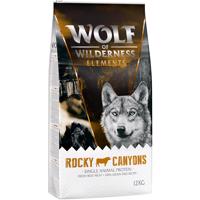 12kg Wolf of Wilderness Sensitiv "Rocky Canyons" marha - gabonamentes száraz kutyatáp