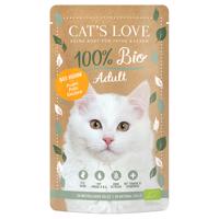 12x100g Cat's Love Bio Csirke nedves macskatáp