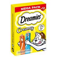 12x10g Dreamies macskasnack Macskamenta ízzel 20% árengedménnyel