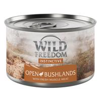 12x140g Wild Freedom Instinctive Open Bushlands fürj étrend-kiegészítő eledel macskáknak