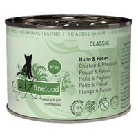 12x200g catz finefood konzerv nedves macskatáp-Csirke & fácán