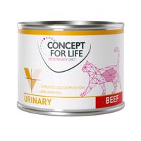 12x200g Concept for Life Veterinary Diet Urinary marha nedves gyógytáp macskáknak