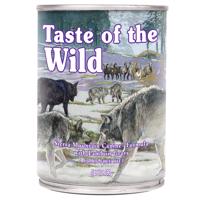 12x390 g Taste of the Wild Sierra Mountain Canine nedves kutyatáp