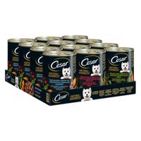 12x400g 12x400g Cesar Natural Goodness nedves kutyatáp Multipack 3 variációval (marha, csirke, bárány)