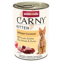 12x400g animonda Carny Kitten nedves macskatáp- Szárnyas-koktél