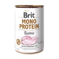 12x400g Brit Mono Protein nyúl nedves kutyatáp