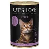 12x400g Cat's Love Hal & csirke nedves macskatáp