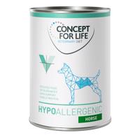 12x400g Concept for Life Veterinary Diet Hypoallergenic ló nedves kutyatáp