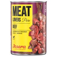 12x400g Josera Meatlovers Pure Marha nedves kutyaeledel