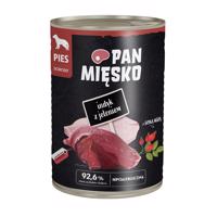 12x400g Pan Mięsko pulyka & szarvas nedves kutyatáp