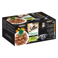 12x400g Sheba Nature's Collection Finom változatosság pástétomban nedves macskatáp