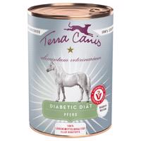 12x400g Terra Canis Alimentum Veterinarium Diabetic Diet ló nedves kutyatáp