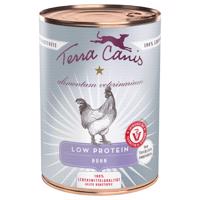 12x400g Terra Canis Alimentum Veterinarium Low Protein csirke nedves kutyatáp