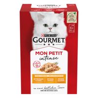 12x50g Gourmet Mon Petit Kacsa, csirke & pulyka nedves macskatáp