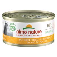 12x70g Almo Nature HFC Natural csirkemell nedves macskatáp