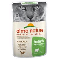 12x70g Almo Nature Holistic Anti Hairball nedves macskatáp-csirke