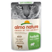 12x70g Almo Nature Holistic Anti Hairball nedves macskatáp-marha